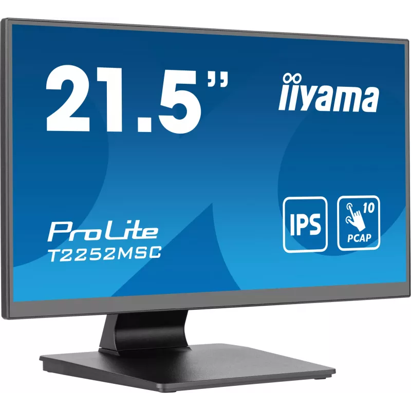 Monitorius iiyama ProLite T2252MSC-B2 54,6 cm (21,5 col.) Full HD LCD jutiklinis juodas