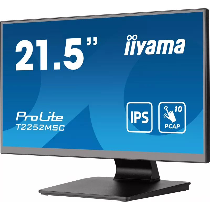 Monitorius iiyama ProLite T2252MSC-B2 54,6 cm (21,5 col.) Full HD LCD jutiklinis juodas