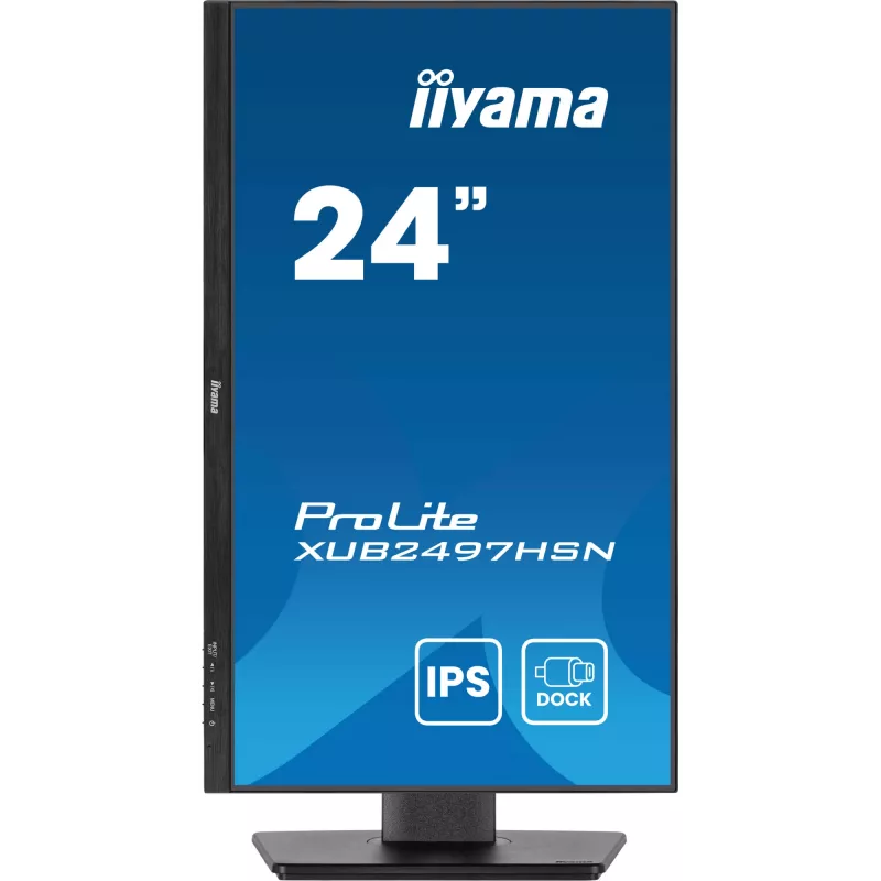 Monitorius iiyama ProLite XUB2497HSN-B2 23.8 colių Full HD LED IPS su USB-C dokstote