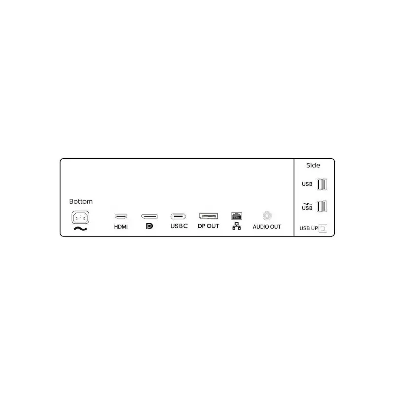 Philips P Line 346P1CRH/00 monitor 86,4 cm (34 colių) 3440 x 1440 pikselių UltraWide Quad HD LED juodas