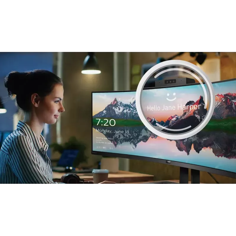 Philips P Line 346P1CRH/00 monitor 86,4 cm (34 colių) 3440 x 1440 pikselių UltraWide Quad HD LED juodas
