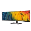 Philips 6000 serijos 45B1U6900C/00 kompiuterio monitorius 113 cm (44,5 col.) 5120 x 1440 pikselių UltraWide Dual Quad HD LED juodas