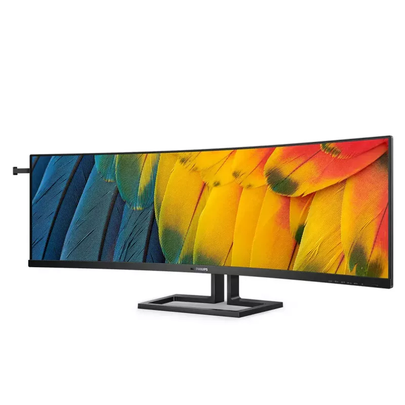 Philips 6000 serijos 45B1U6900C/00 kompiuterio monitorius 113 cm (44,5 col.) 5120 x 1440 pikselių UltraWide Dual Quad HD LED juodas