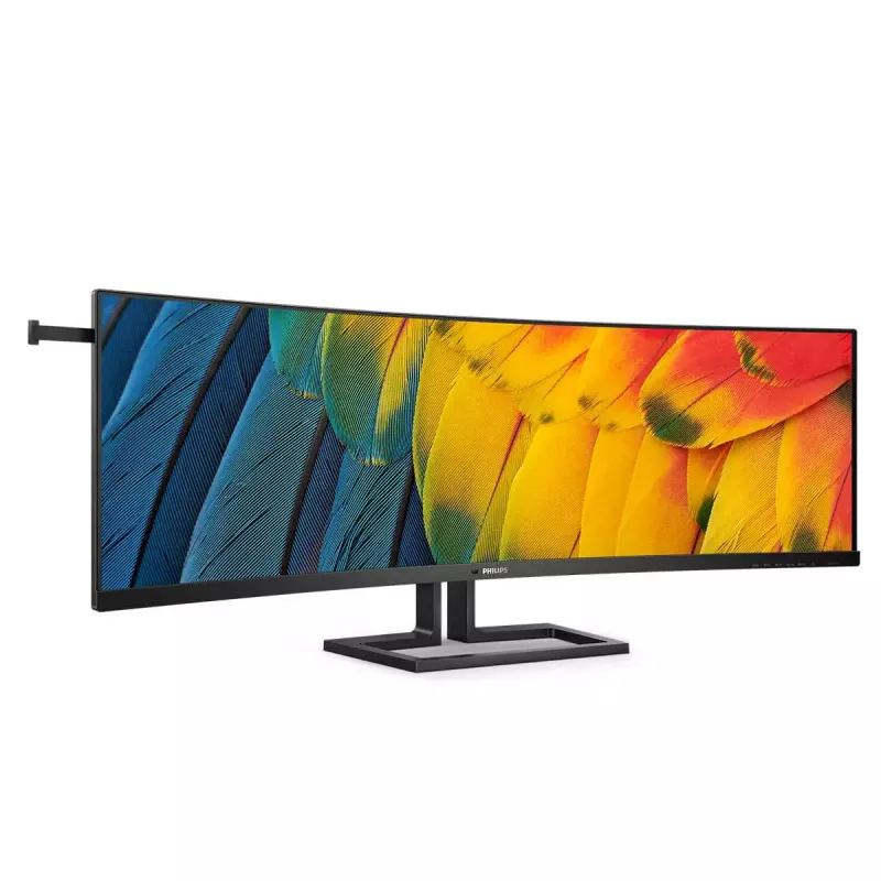 Philips 6000 serijos 45B1U6900C/00 kompiuterio monitorius 113 cm (44,5 col.) 5120 x 1440 pikselių UltraWide Dual Quad HD LED juodas