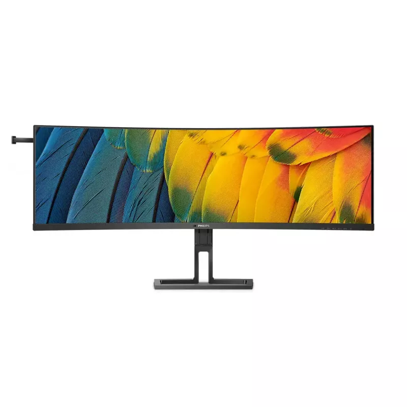 Philips 6000 serijos 45B1U6900C/00 kompiuterio monitorius 113 cm (44,5 col.) 5120 x 1440 pikselių UltraWide Dual Quad HD LED juodas