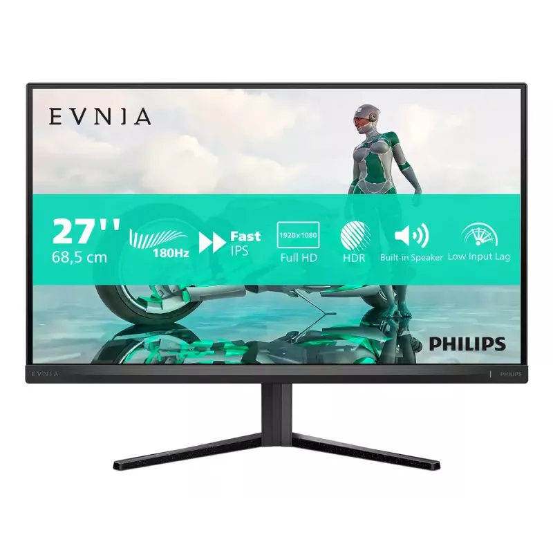 Philips Evnia 27M2N3200S/00 kompiuterio monitorius 68,6 cm (27 colių) 1920 x 1080 pikselių Full HD LCD juodas
