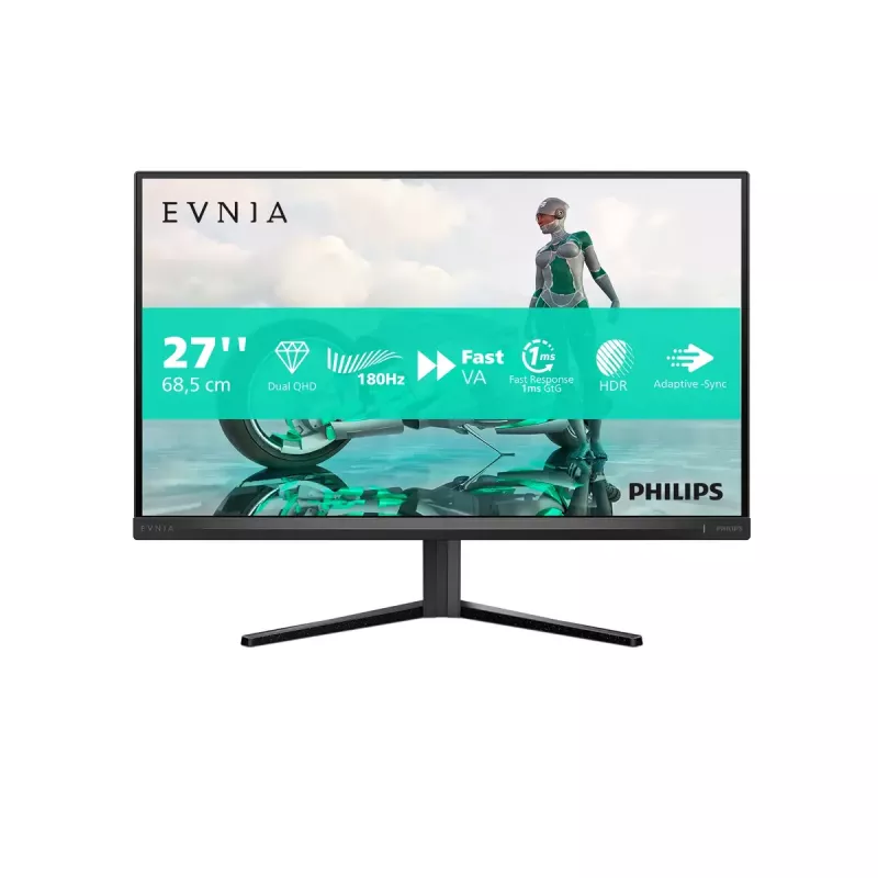 Philips Evnia 27M2N3500NL/00 monitorius 68.6 cm (27 col.) 2560 x 1440 pikseliai Quad HD LCD juodas