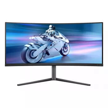 Philips Evnia 34M2C6500/00 monitorius 86,4 cm (34 colių) 3440 x 1440 pikselių Wide Quad HD QD-OLED pilkas