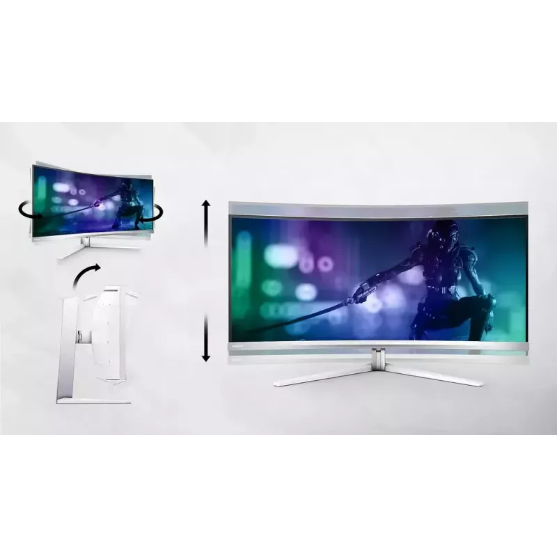 Philips Evnia 8000 32M2N8900/00 monitorius 80 cm (31,5 colio) 3840 x 2160 pikselių 4K Ultra HD QD-OLED Baltas