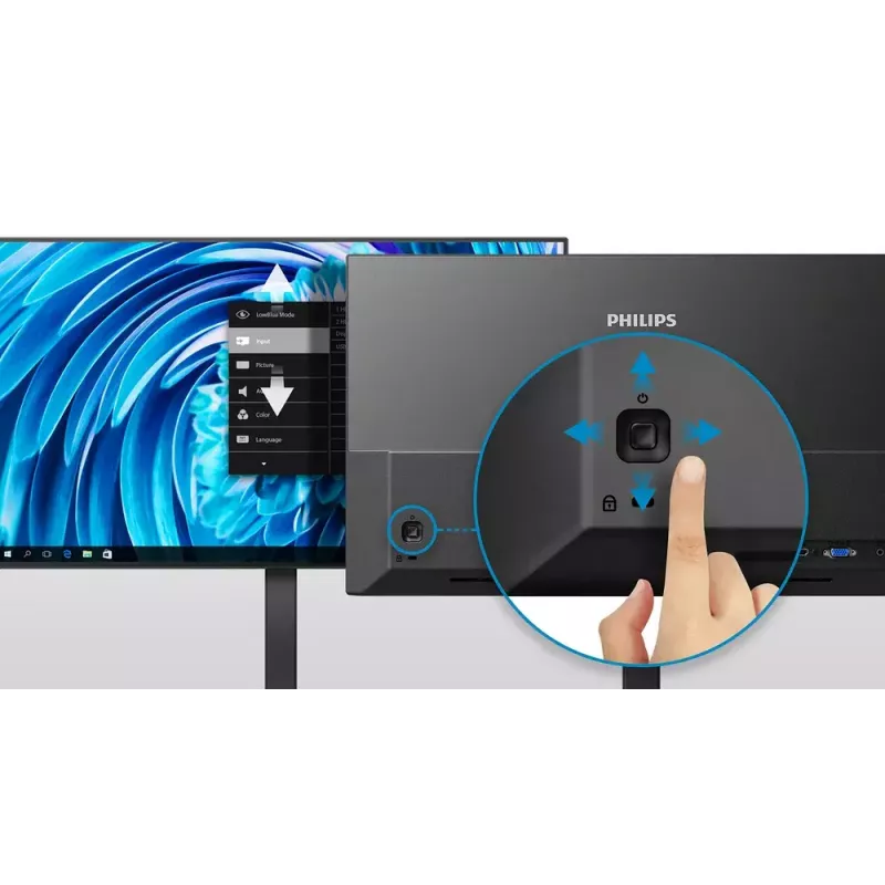 Philips 1000 serijos 32E1N1800LA/00 kompiuterio monitorius 80 cm (31,5 col.) 3840 x 2160 pikselių 4K Ultra HD LCD juodas