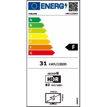 Philips Evnia 32M2C3500L/00 monitorius 80 cm (31,5 colio) 2560 x 1440 pikselių Quad HD LCD juodas
