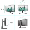 Philips Evnia 3000 27M2N3800A/00 monitor 68,6 cm (27 colių) 3840 x 2160 pikselių 4K Ultra HD LCD pilkas