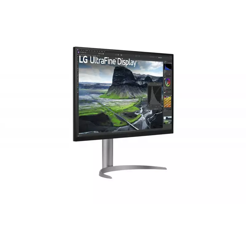 Monitorius LG 32UQ850V-W 31,5 colio 4K Ultra HD (3840×2160) IPS LED, 60 Hz, HDR400, USB-C PD 90 W, aukščio/pakreipimo/pasukimo reguliavimas, VESA