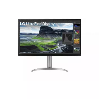 Monitorius LG 32UQ850V-W 31,5 colio 4K Ultra HD (3840×2160) IPS LED, 60 Hz, HDR400, USB-C PD 90 W, aukščio/pakreipimo/pasukimo reguliavimas, VESA