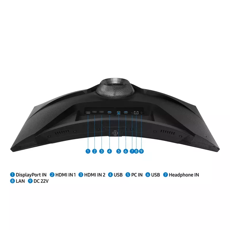 Samsung G65B monitorius 81,3 cm (32 colių) 2560 x 1440 pikselių Quad HD LED juodas
