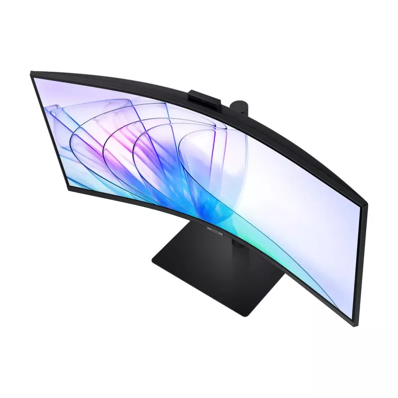 Samsung S65VC 34 colių UltraWide Quad HD 3440x1440 lenktas VA LCD monitorius su USB-C PD 90W, įmontuotais garsiakalbiais, 100 Hz