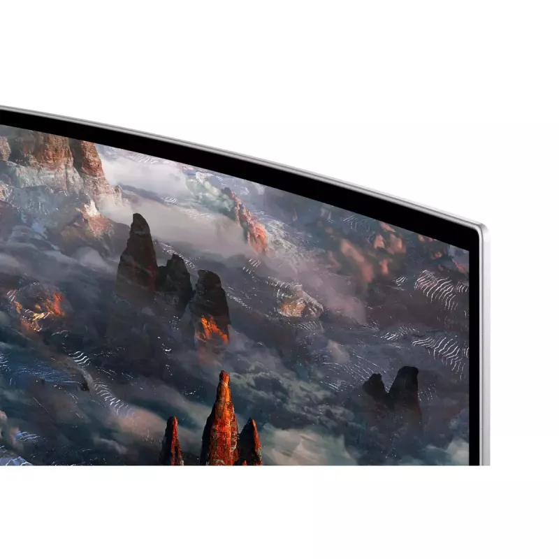 Samsung G93SC monitorius 124,5 cm (49 col.) 5120 x 1440 pikselių Dual QHD OLED sidabrinis