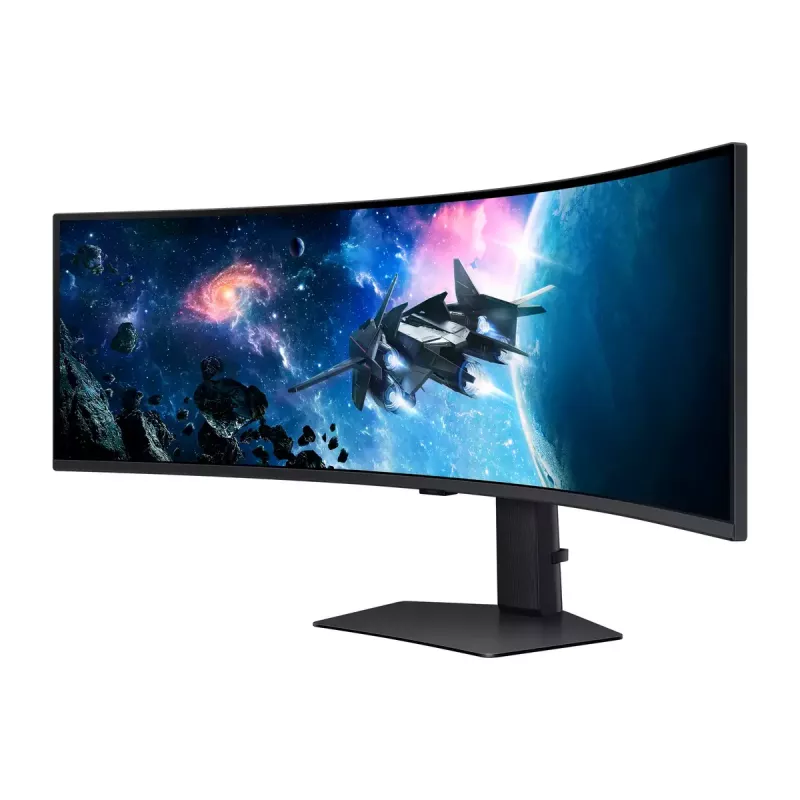 Samsung G95C monitorius 124,5 cm (49 colių) 5120 x 1440 pikselių Dual QHD LED juodas