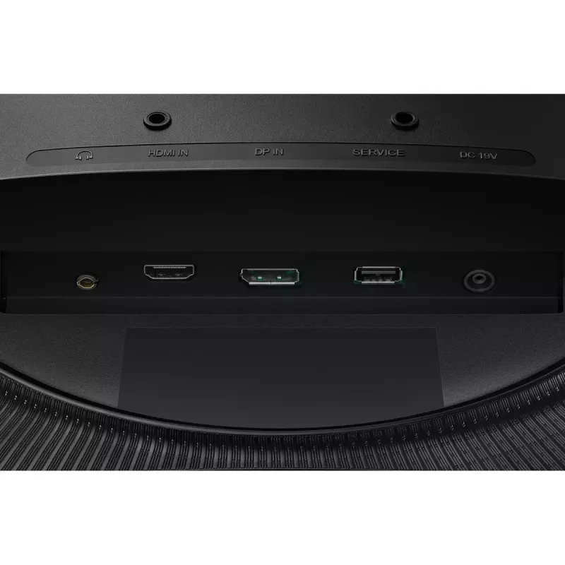 Monitorius Samsung G55C 27 colių Quad HD 2560x1440 VA LED lenktas 1000R, 165Hz, 1ms, FreeSync, VESA, juodas
