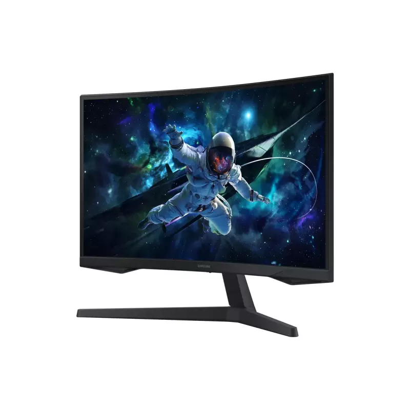 Monitorius Samsung G55C 27 colių Quad HD 2560x1440 VA LED lenktas 1000R, 165Hz, 1ms, FreeSync, VESA, juodas
