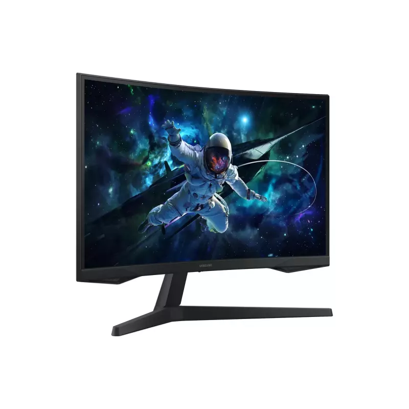 Monitorius Samsung G55C 27 colių Quad HD 2560x1440 VA LED lenktas 1000R, 165Hz, 1ms, FreeSync, VESA, juodas