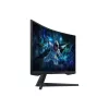Monitorius Samsung G55C 27 colių Quad HD 2560x1440 VA LED lenktas 1000R, 165Hz, 1ms, FreeSync, VESA, juodas