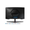 Monitorius Samsung G55C 27 colių Quad HD 2560x1440 VA LED lenktas 1000R, 165Hz, 1ms, FreeSync, VESA, juodas
