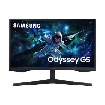 Monitorius Samsung G55C 68,6 cm (27 colių) 2560 x 1440 pikselių Wide Quad HD LED juodas