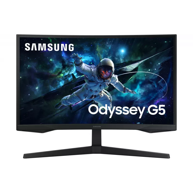 Monitorius Samsung G55C 68,6 cm (27 colių) 2560 x 1440 pikselių Wide Quad HD LED juodas
