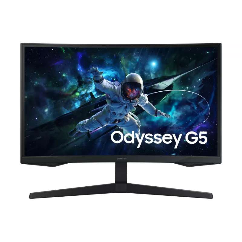 Monitorius Samsung G55C 68,6 cm (27 colių) 2560 x 1440 pikselių Wide Quad HD LED juodas