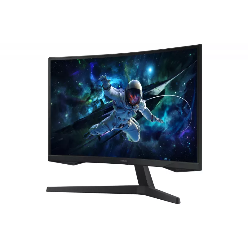 Monitorius Samsung G55C 68,6 cm (27 colių) 2560 x 1440 pikselių Wide Quad HD LED juodas