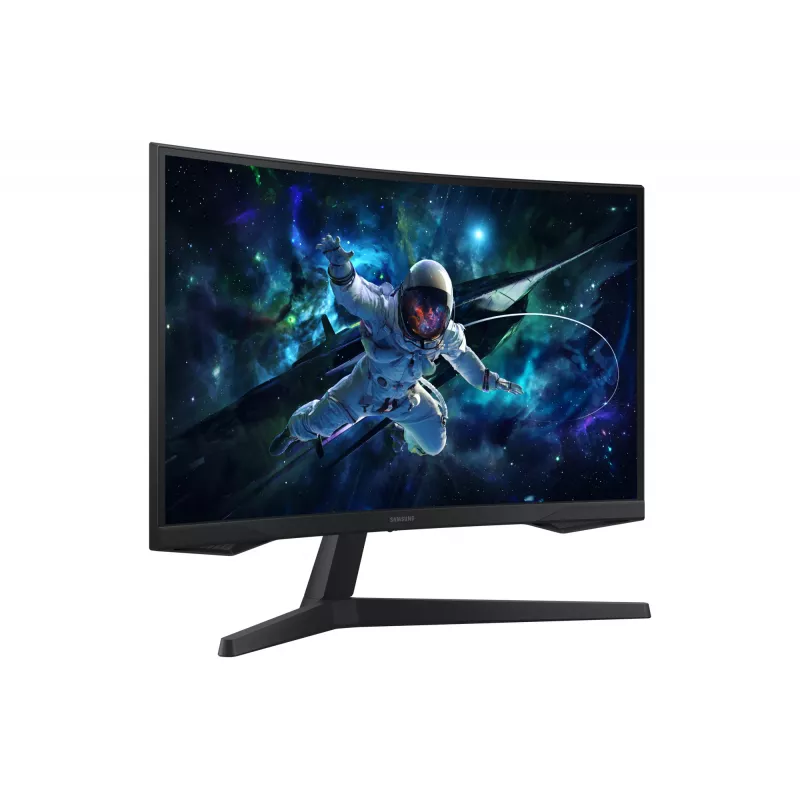 Monitorius Samsung G55C 68,6 cm (27 colių) 2560 x 1440 pikselių Wide Quad HD LED juodas