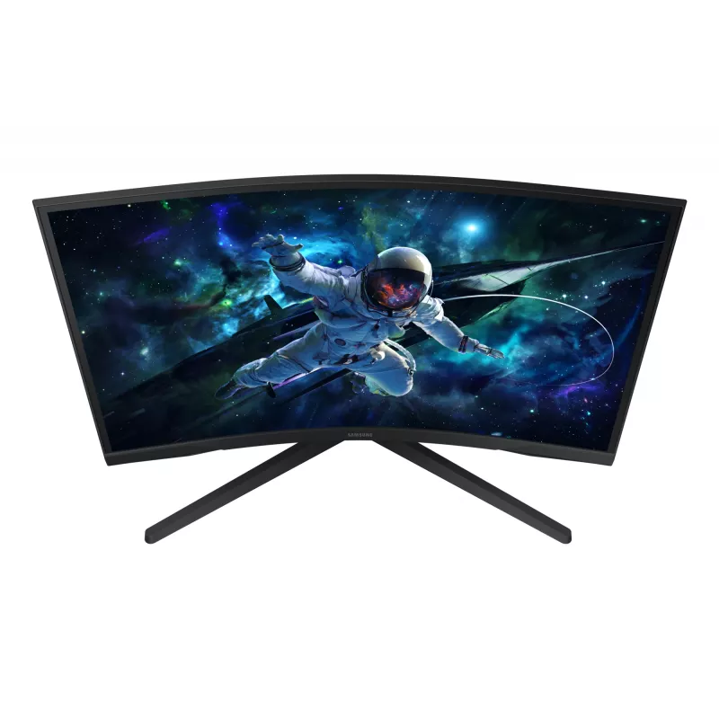 Monitorius Samsung G55C 68,6 cm (27 colių) 2560 x 1440 pikselių Wide Quad HD LED juodas