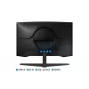 Monitorius Samsung G55C 68,6 cm (27 colių) 2560 x 1440 pikselių Wide Quad HD LED juodas