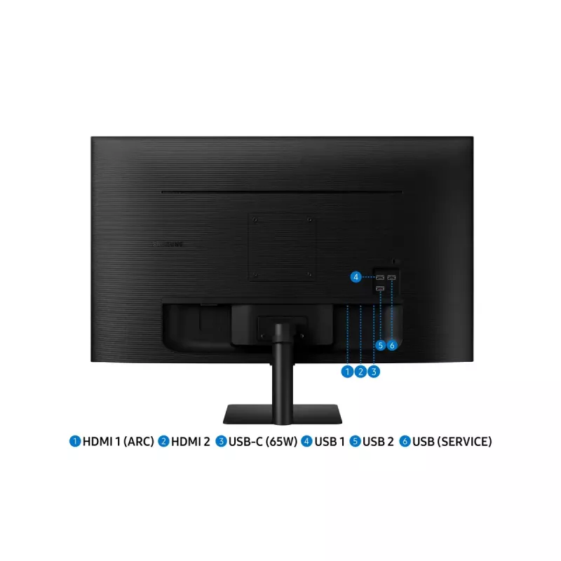 Samsung M70D monitorius 81,3 cm (32 coliai) 3840 x 2160 4K Ultra HD LED juodas