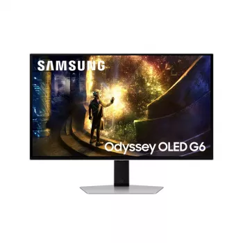 Samsung S27DG610SU kompiuterio monitorius 68,6 cm (27 colių) 2560 x 1440 pikselių Quad HD OLED sidabrinis