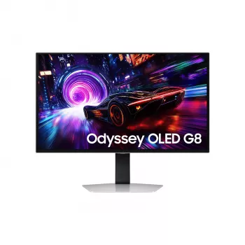 Monitorius Samsung S32FG810SU 32 colių OLED 2160 x 3840 4K UHD, 0,03 ms, 178° žiūrėjimo kampas, VESA, aukščio reguliavimas, sidabrinis