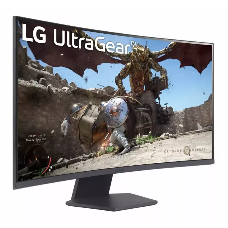 LG 32GS60QC-B kompiuterio monitorius 80 cm (31,5 colio) 2560 x 1440 pikselių Quad HD LCD juodas
