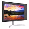 Monitorius LG 32UN650K-W 32 colių 4K UHD IPS LED, 3840×2160, 10 bitų, HDR efektas, 60 Hz, 5 ms, 350 cd/m², garsiakalbiai, VESA, aukščio/pasvirimo reguliavimas