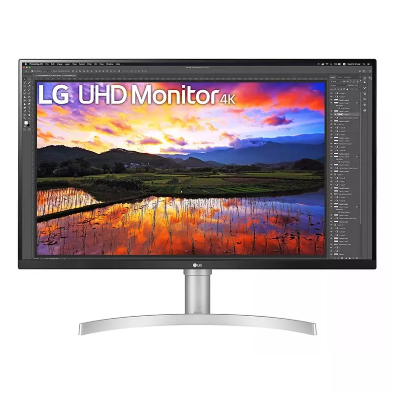 Monitorius LG 32UN650K-W 32 colių 4K UHD IPS LED, 3840×2160, 10 bitų, HDR efektas, 60 Hz, 5 ms, 350 cd/m², garsiakalbiai, VESA, aukščio/pasvirimo reguliavimas