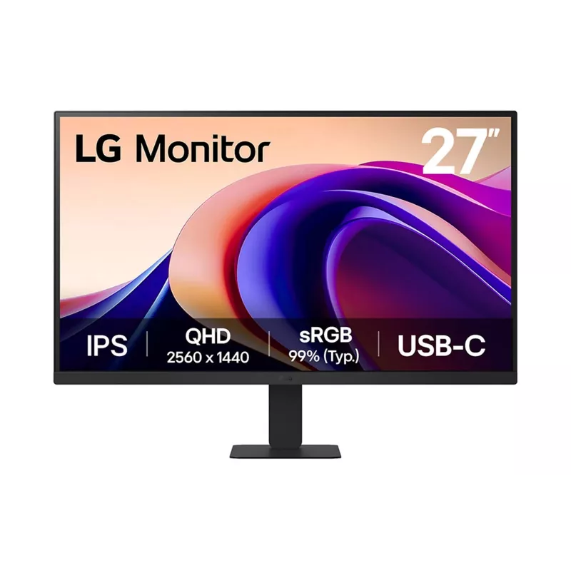 Monitorius LG 27 colių IPS QHD 2560x1440 (27U631A-B), 27 colių, 100 Hz, 5 ms, HDR10, USB-C PD 15W, VESA