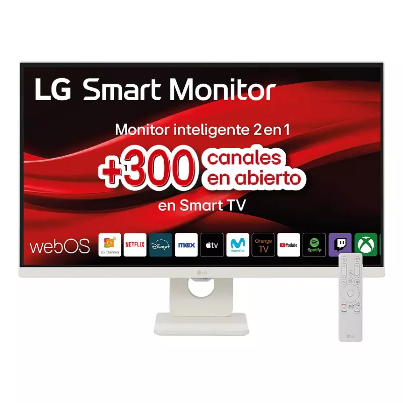 27 colių LG 27U731SA-W 4K Ultra HD IPS LCD monitorius, 3840×2160, 5 ms, 350 cd/m², USB šakotuvas, garsiakalbiai, VESA, baltas