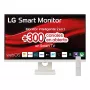 27 colių LG 27U731SA-W 4K Ultra HD IPS LCD monitorius, 3840×2160, 5 ms, 350 cd/m², USB šakotuvas, garsiakalbiai, VESA, baltas