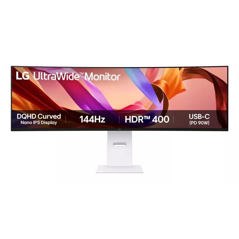 Monitorius LG 49U950A-W 124,5 cm (49 inch) 5120x1440 Dual QHD LED juodas, baltas