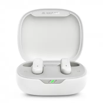 JBL Wave Flex 2 Belaidės ausinės Į ausį Skambučiai/Muzika USB Type-C Bluetooth Balta