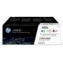 HP 410X 3 vnt. didelės išeigos žydros/magenta/geltonos originalios LaserJet tonerio kasetės