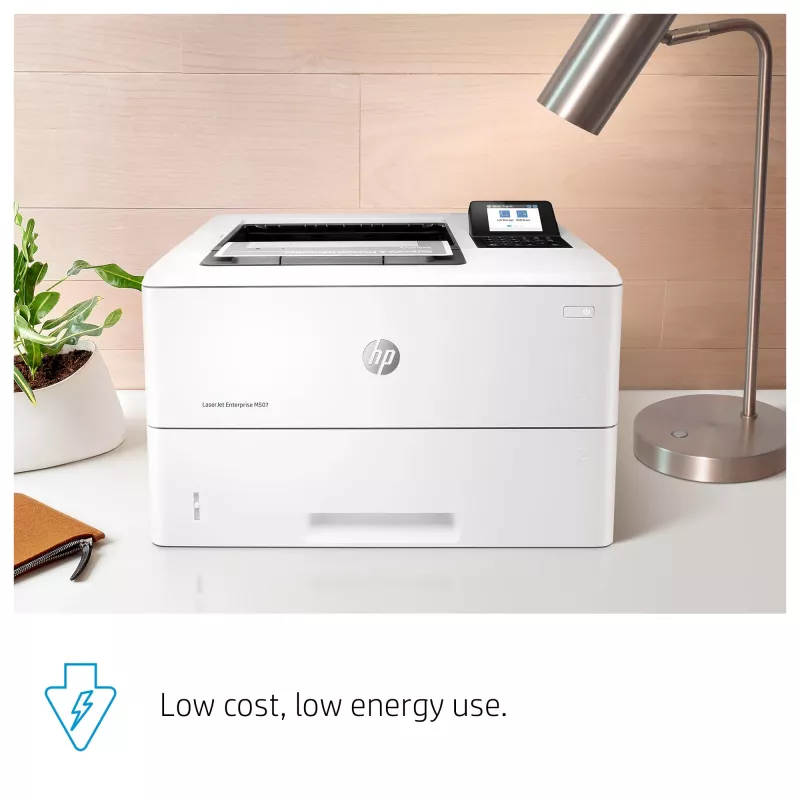 HP LaserJet Enterprise M507dn, lazerinis, 1200 x 1200 DPI, A4, 43 ppm, dvipusis spausdinimas, paruoštas tinklui