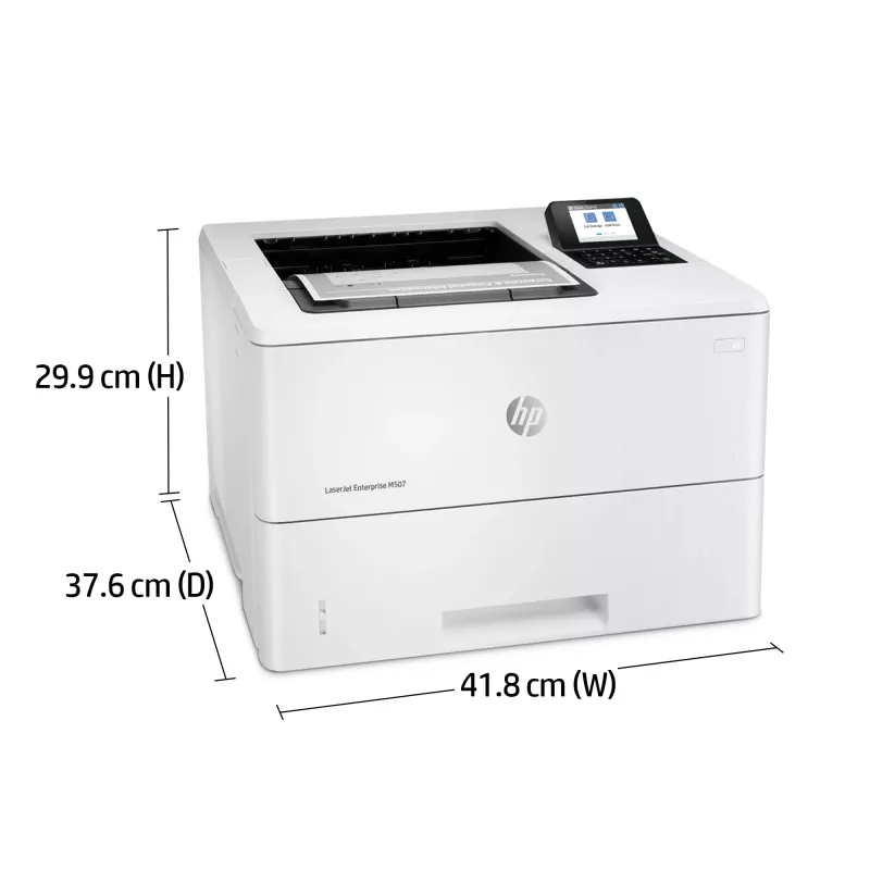 HP LaserJet Enterprise M507dn, lazerinis, 1200 x 1200 DPI, A4, 43 ppm, dvipusis spausdinimas, paruoštas tinklui