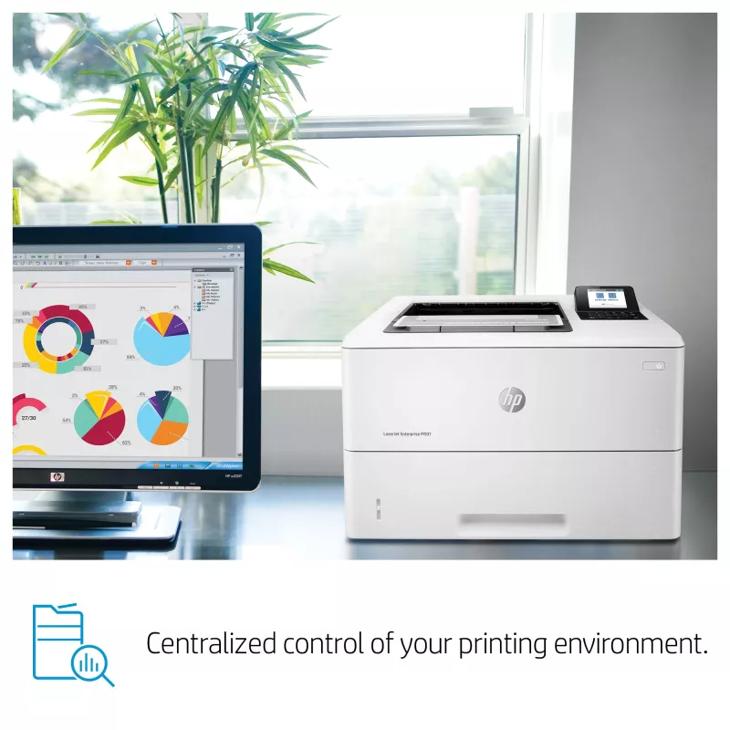 HP LaserJet Enterprise M507dn, lazerinis, 1200 x 1200 DPI, A4, 43 ppm, dvipusis spausdinimas, paruoštas tinklui