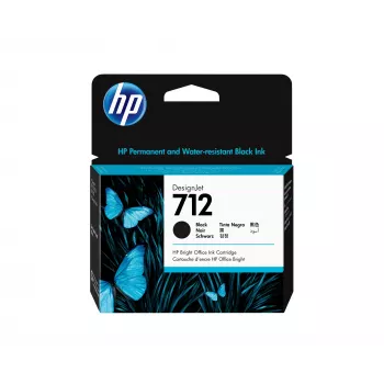 HP 712 80 ml juodas rašalo kasetė DesignJet